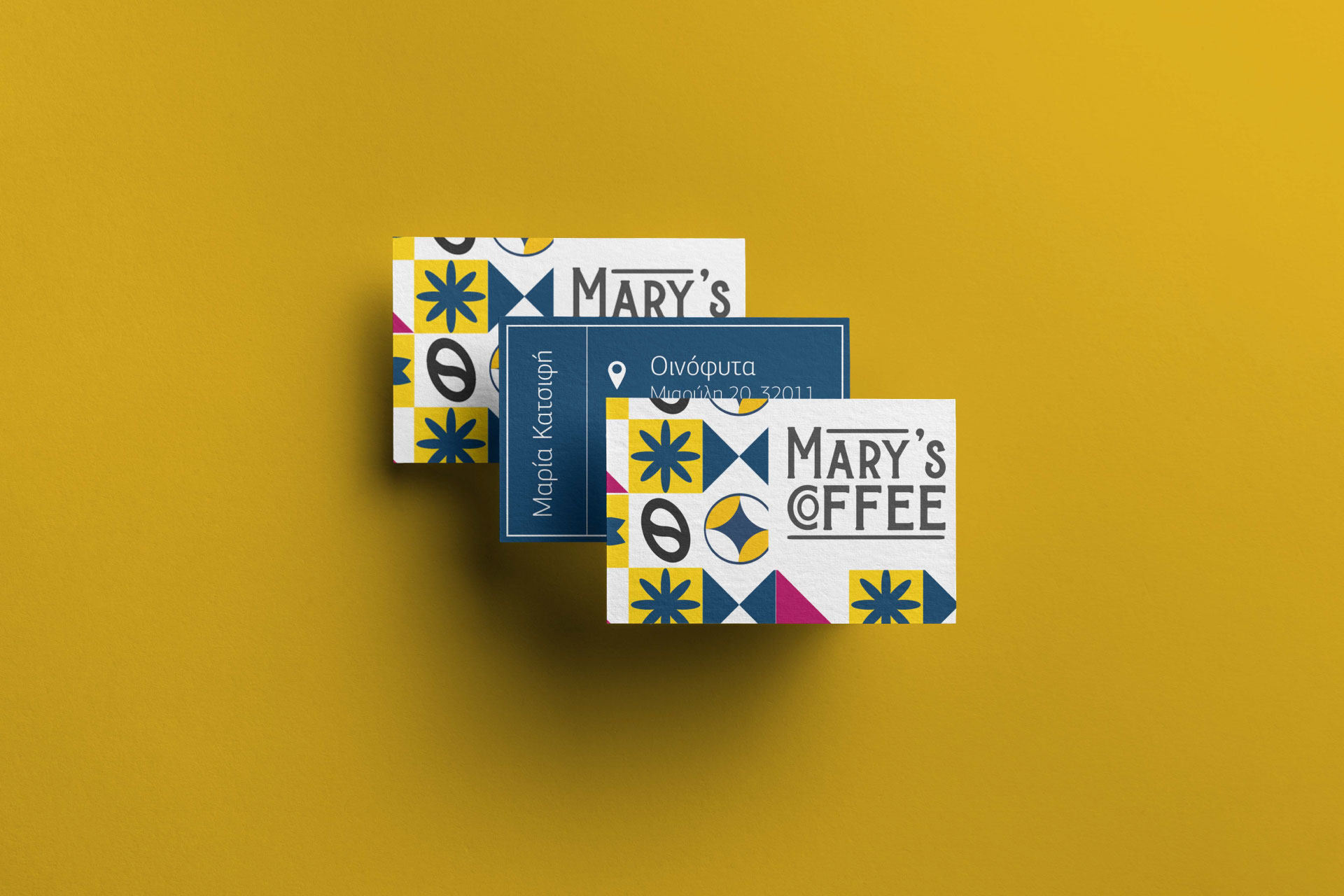 Mary's Coffee Επαγγελματική Κάρτα